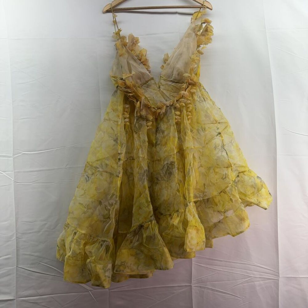 Zimmermann Harmony Draped Silk Mini Dress - Picture 3 of 4